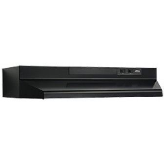 Broan F403023 30 inch Range Hood Black