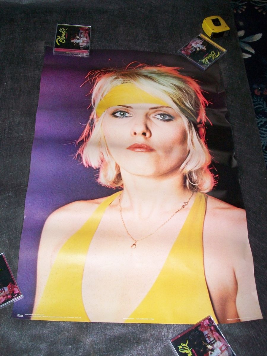 Blondie Workout Debbie poster Debbie Harry in yellow Pace 