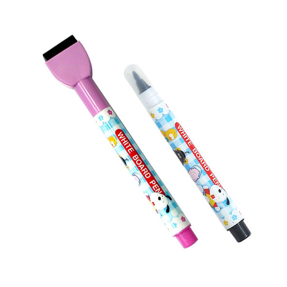   Erase Fine Marker Pens with Eraser Magnet Cap for White Board