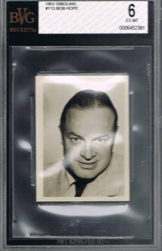 1951 Greiling Cigarettes Bob Hope BVG 6 RARE