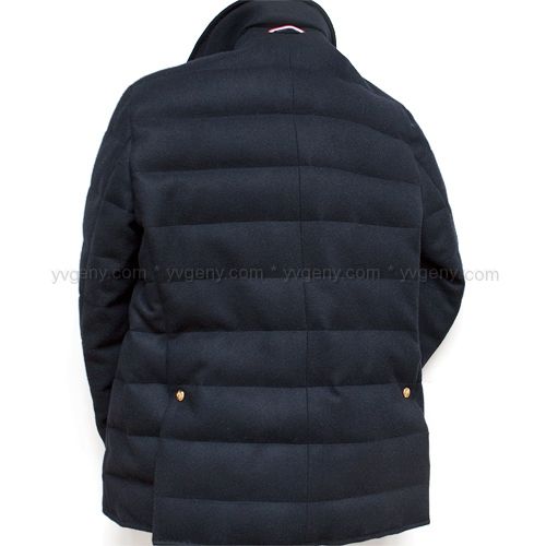 MONCLER Gamme Bleu by Thom Browne Down Filled Double Breasted Cashmere 