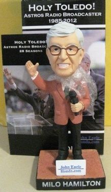 2012 houston astros sga milo hamilton bobblehead