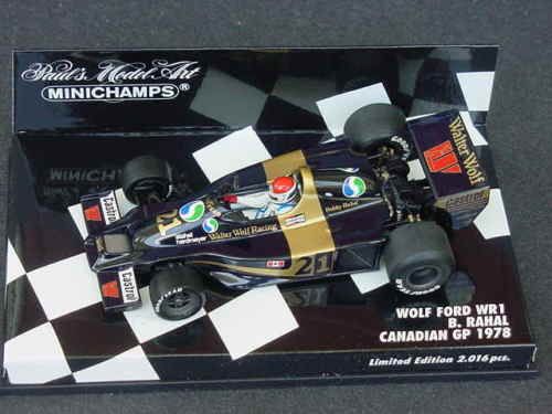 Minichamps 1 43 Wolf WR1 Canadian GP Bobby Rahal 1978