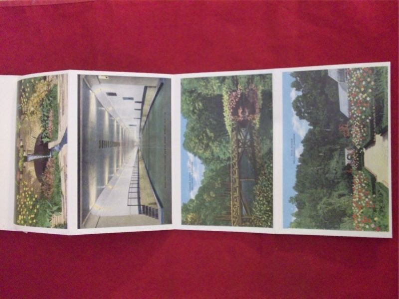 Souvenir of Mobile Alabama City of Six Flags Folder