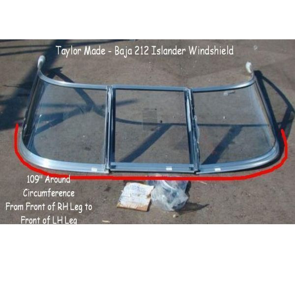 Baja 212 Islander Boat Windshield Windshields