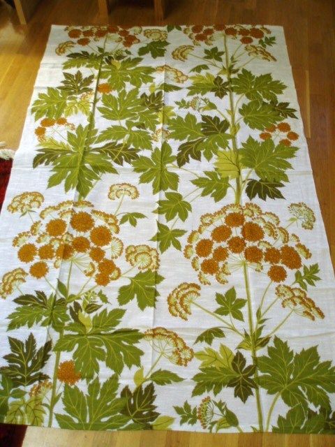 Boras Boras Sweden Vintage fabric 70s Original