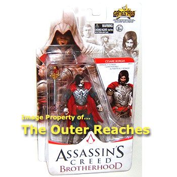 Assassins Creed Brotherhood 4 Cesare Borgia ACTION FIGURE New