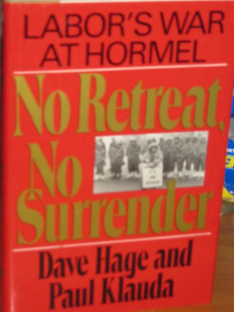 No Retreat No Surrender Dave Hage Paul Klauda Autographed Signed Book 