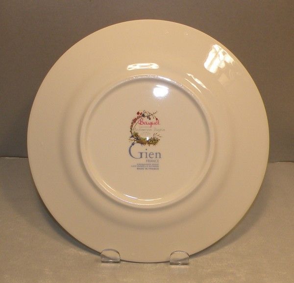 brand new dessert salad plate bordeaux bouquet pattern from gien