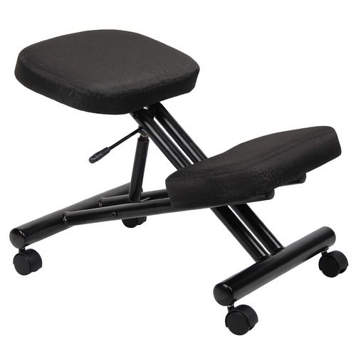 Boss Office Products Ergonomic Kneeling Stool in Black B248