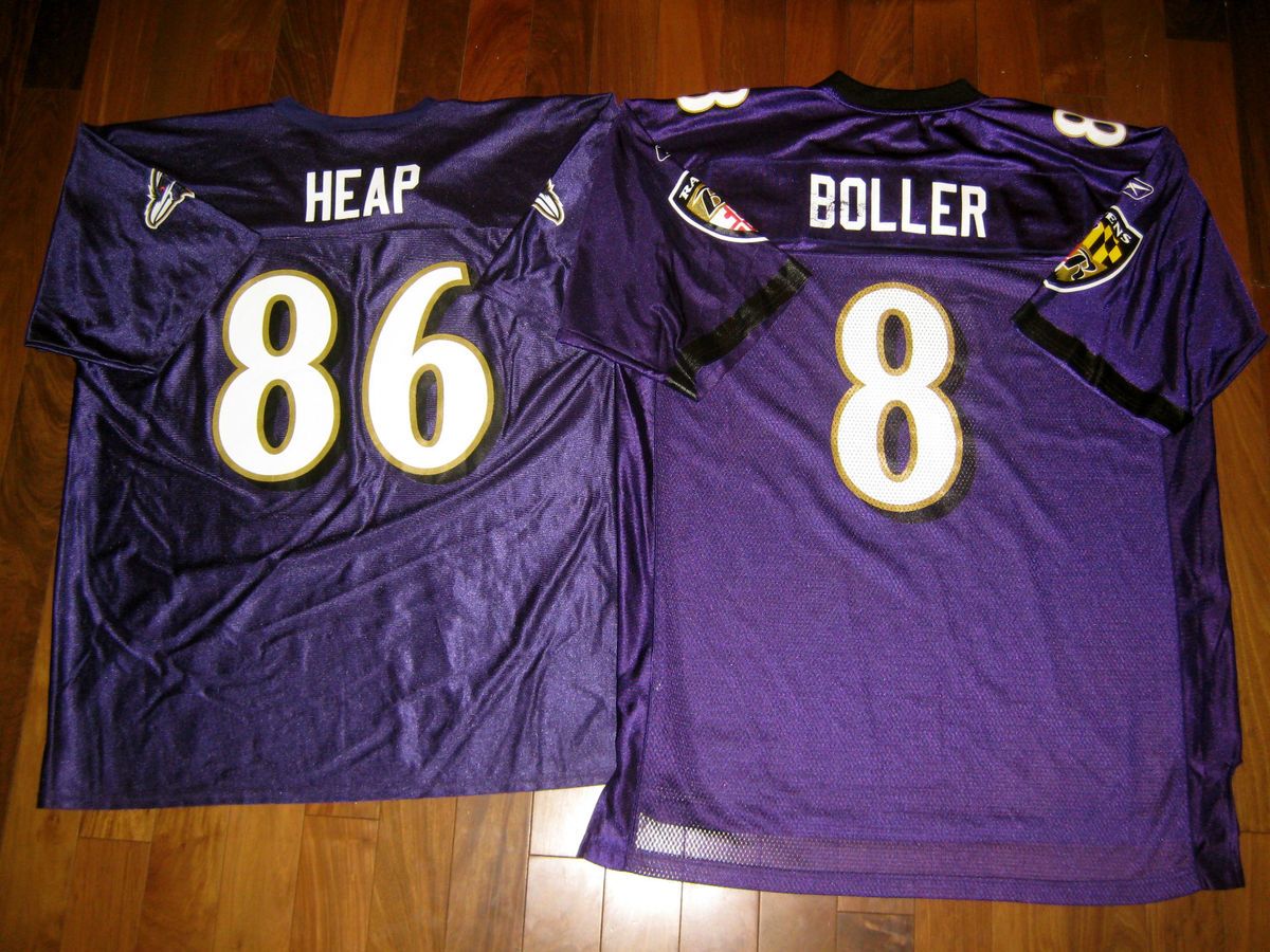   Reebok BALTIMORE RAVENS Heap Boller XL Football NFL Jersey vintage