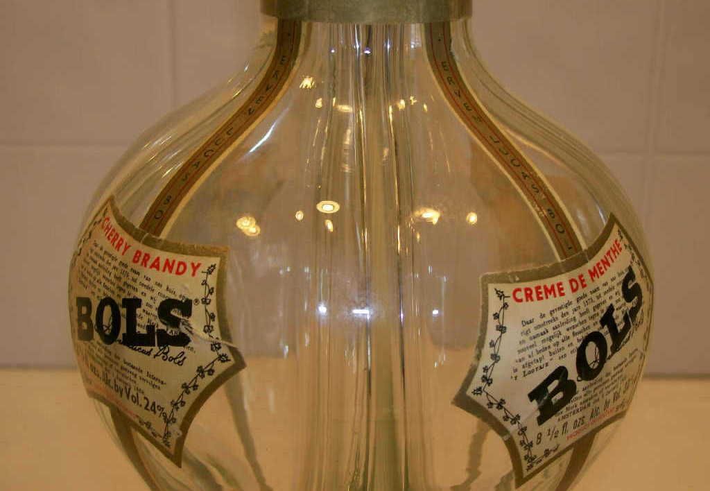 Bols Multi Part Compartment Liquer Liquor Bottle Vintage