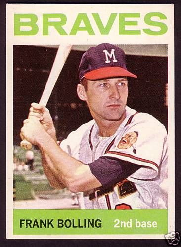 1964 Topps Frank Bolling Card No 115