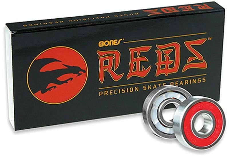 Bones China Red Skate Skateboard Bearings Set 8