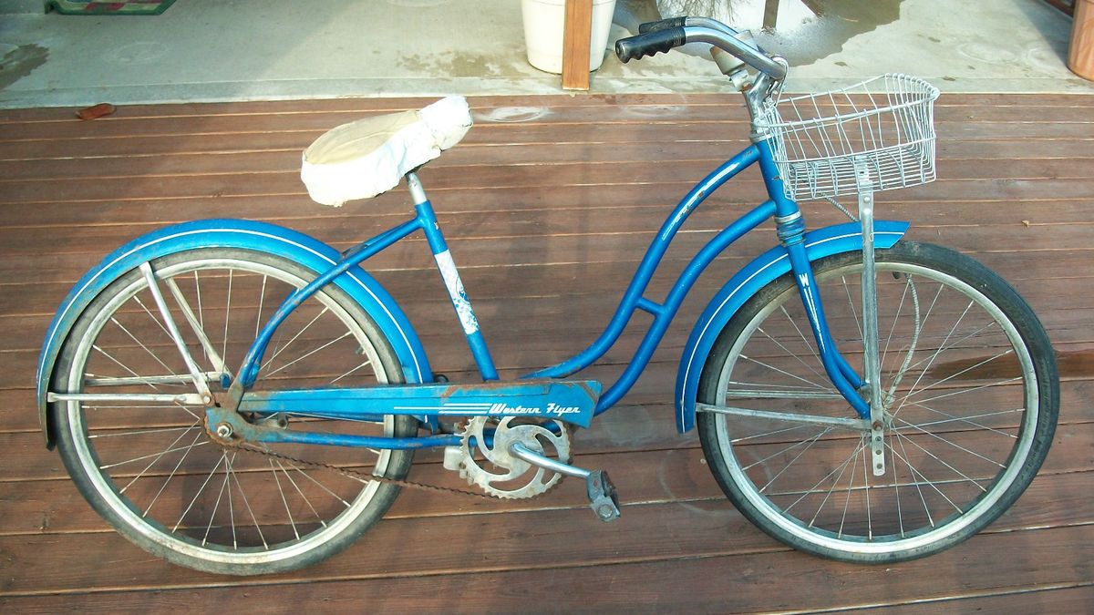 1958 Western Flyer Equipped Girls Bicycle Bike Model 2F 2521 24 