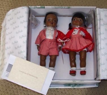 Terry Lee 10 inch Tiny Bonnie Lou Benjie Set New in box with COA