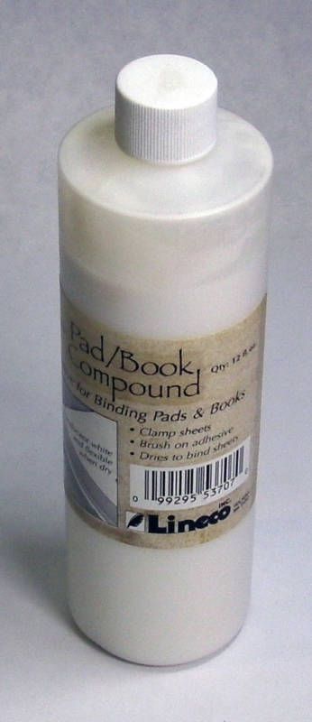 Lineco 12oz Pad Book Binding Adhesive Compound