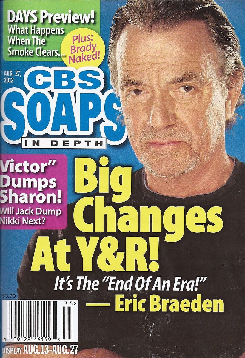 Eric Braeden Jacqueline MacInnes Wood August 27 2012 CBS Soaps in 