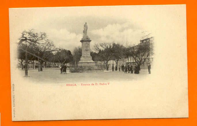 Postcard Portugal Braga Scene People Year 1900 Minho