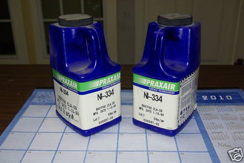 PRAXAIR NI 334 PLASMA POWDER 2 OPEN 5LB JARS