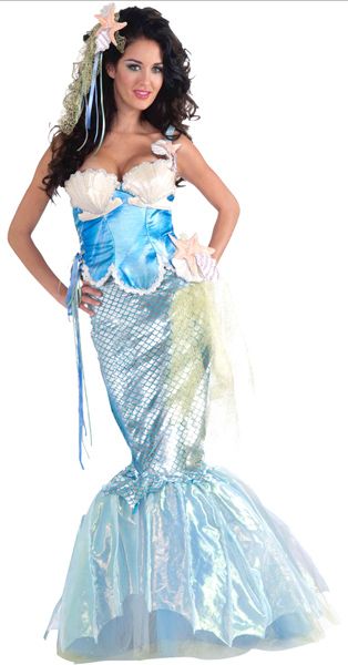 Adult Fairy Tale Mermaid Halloween Holiday Costume Party x Small 2 6 
