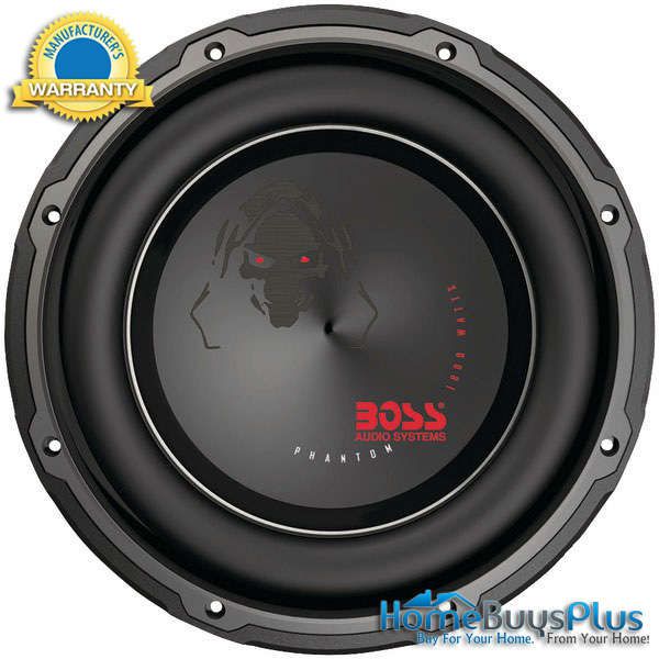 Boss Audio P10DVC Phantom Series Dual Voice Coil Subwoofer 