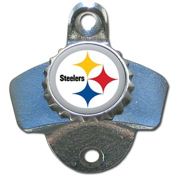 Pittsburgh Steelers Wall Mount Bottle Opener Zinc Aluminum Alloy US 