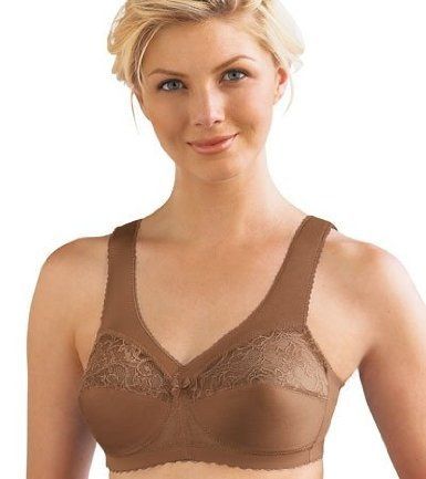 GLAMORISE MAGIC LIFT FULL SUPPORT BRA 44G BROWN 1000 NEW NICE