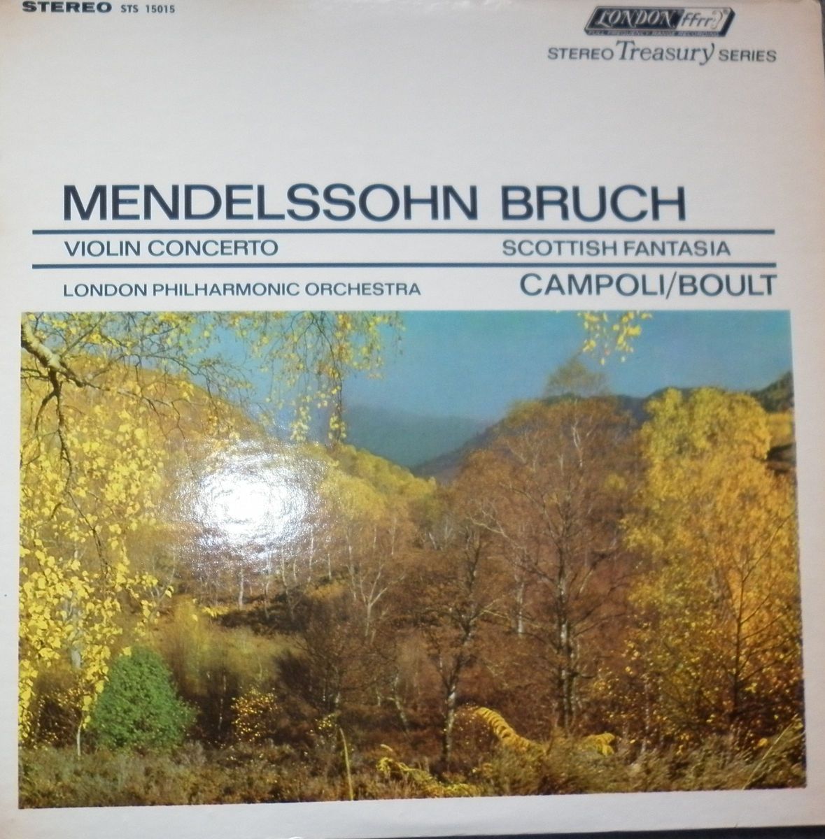 CAMPOLI   BOULT / MENDELSSOHN   BRUCH / LONDON STS 15015