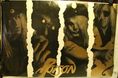 1990 Poison 22 X 34 Vintage Poster New #P7120 Bret Michaels