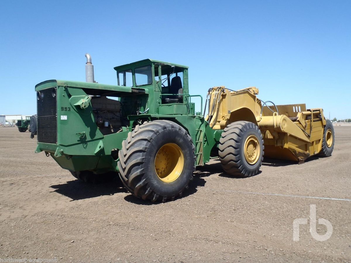   Tractor Scraper 400HP Cummins Diesel 20 Yard Hydraulic Bowl