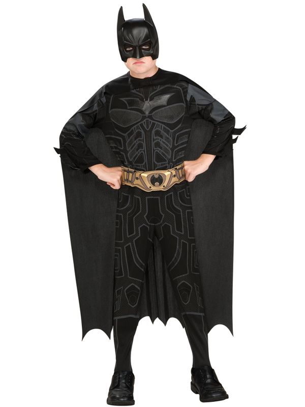 Boys Batman Dark Knight Rises Film Childs Kids Costume Superhero 