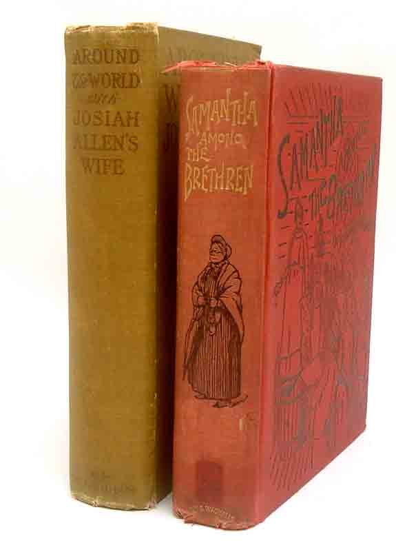 Two vintage 1st editions Samantha Among Brethren & Josiah Allens Wife