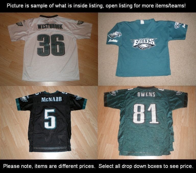 Youth Philadelphia Eagles Football Jerseys NFL