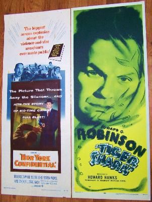 EDWARD G ROBINSON, BRODERICK CRAWFORD + MORE 4 Original CRIME CLASSIC 