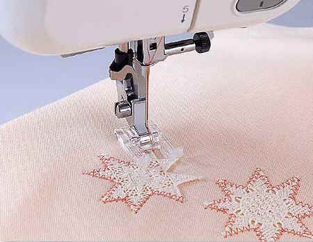 Brother SA147 Clear Open Toe Embroidery Foot P60791