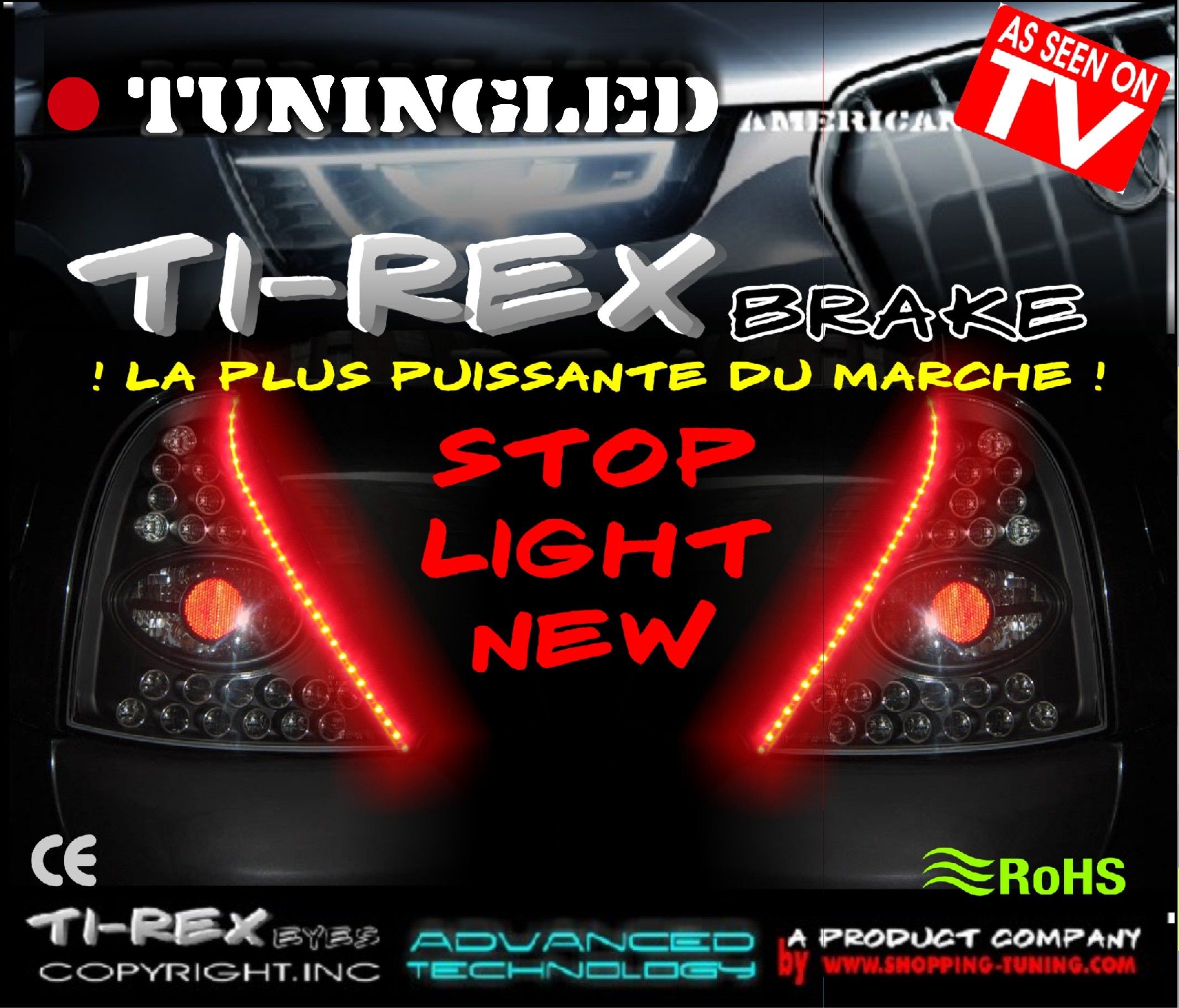 BANDE LED FEUX STOP RED HONDA INTEGRA PRELUDE