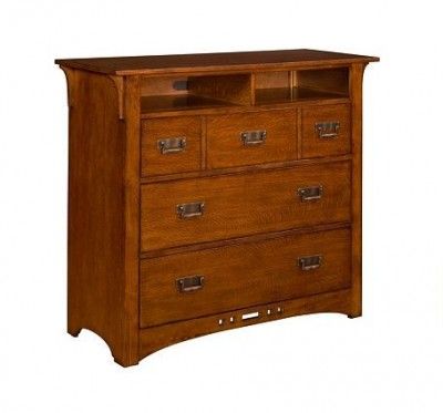 broyhill artisan ridge media chest beautiful oak veneer shows through 