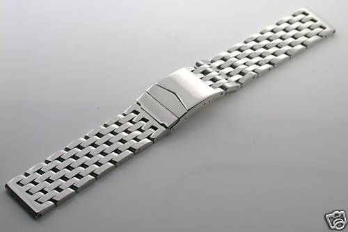 Watch Band for Breitling 22mm Navitimer Shiny 7 Link St