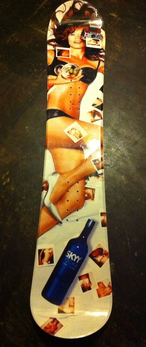 Ultra Rare Burton Snowboard Brooke Burke 154cm Skyy Vodka ~ Make an 