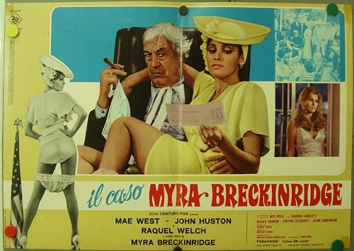 DD46 Myra Breckinridge Raquel Welch Sexy Poster Italy D