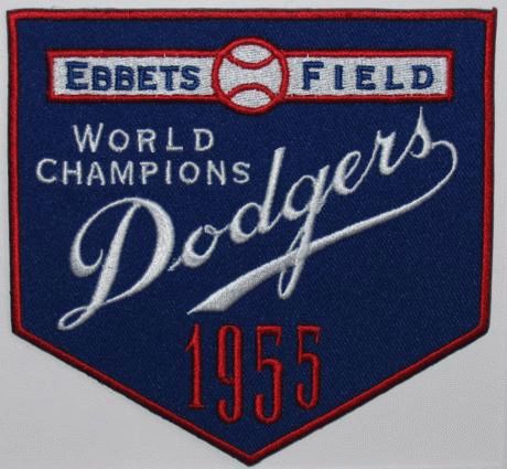 Brooklyn Dodgers 1955 World Series Patch MLB Baseball