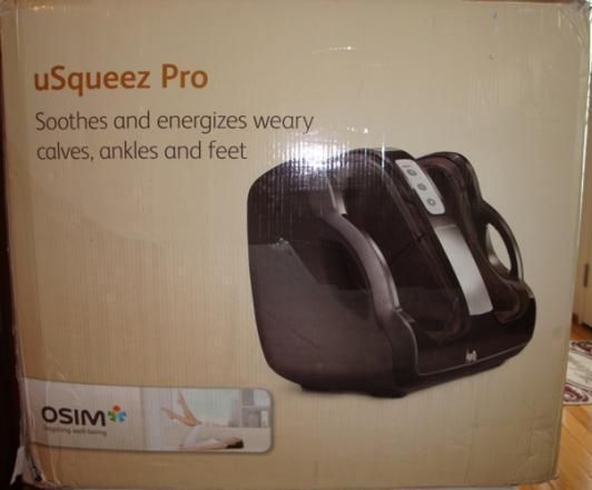 Brookstone Osim Usqueez Pro Foot and Calf Massager