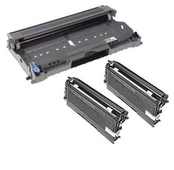 brother 1x dr350 drum unit 2x tn350 toner cartridge set