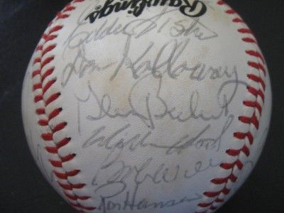 Chicago Cubs White Sox Greats 1981 Oldtimers Game Team Signed Ball 21 