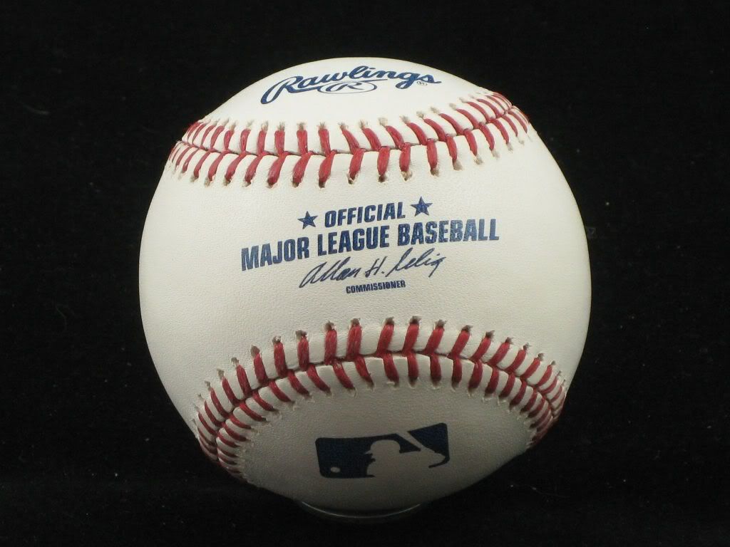 official major league bud selig baseball signed on the sweet spot by 