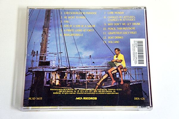 Jimmy Buffett Greatest Hits CD