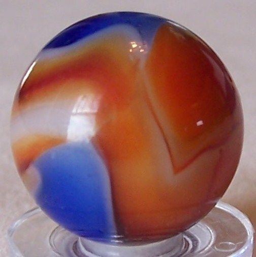 MARBLES 11 16 VINTAGE PELTIER NLR RAINBO LIBERTY MILLER SWIRL