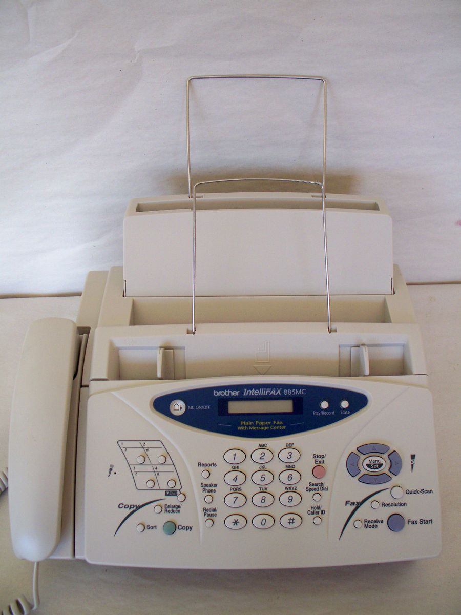 BROTHER INTELLIFAX 885MC FAX MACHINE PLAIN PAPER FAX MACHINE