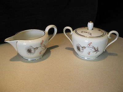 Tirschenreuth Bavaria Kennet Pattern Creamer and Sugar Dishes